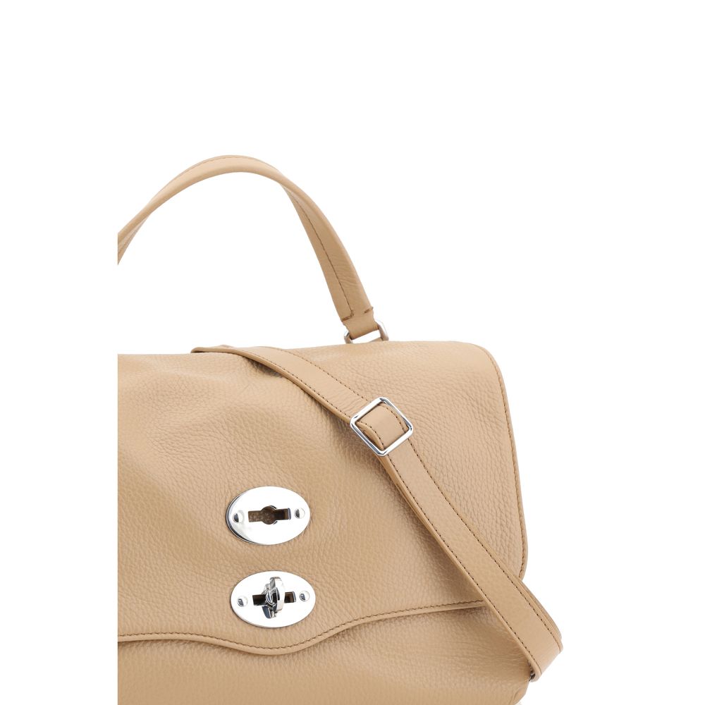 Zanellato Beige Calf Leather Bos Taurus Shoulder Bag Zanellato