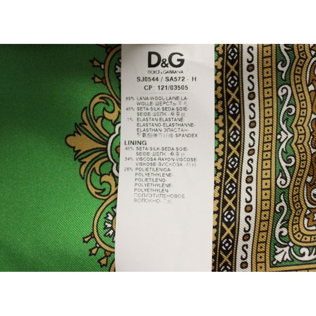 Dolce & Gabbana | Black Silk Scarf Back Blazer Jacket | McRichard Designer Brands