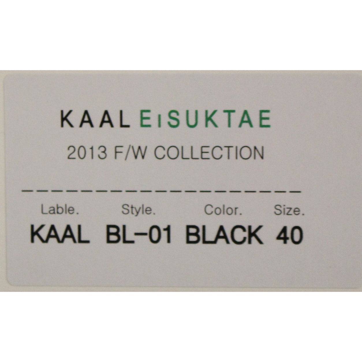 KAALE SUKTAE | Black Gray Longsleeve Pullover Sweater | McRichard Designer Brands