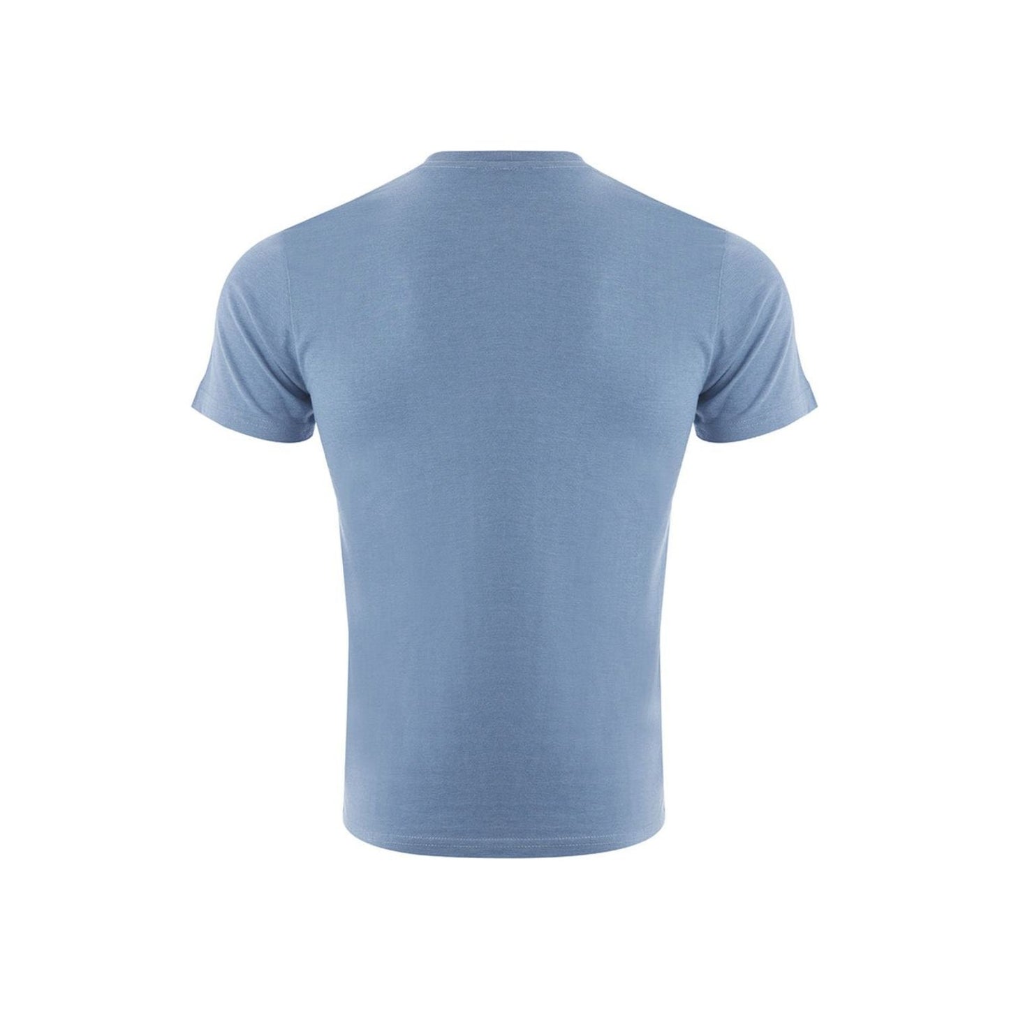 Kenzo | Blue Cotton T-Shirt with Tiger Print and Front Logo - McRichard Designer Brands