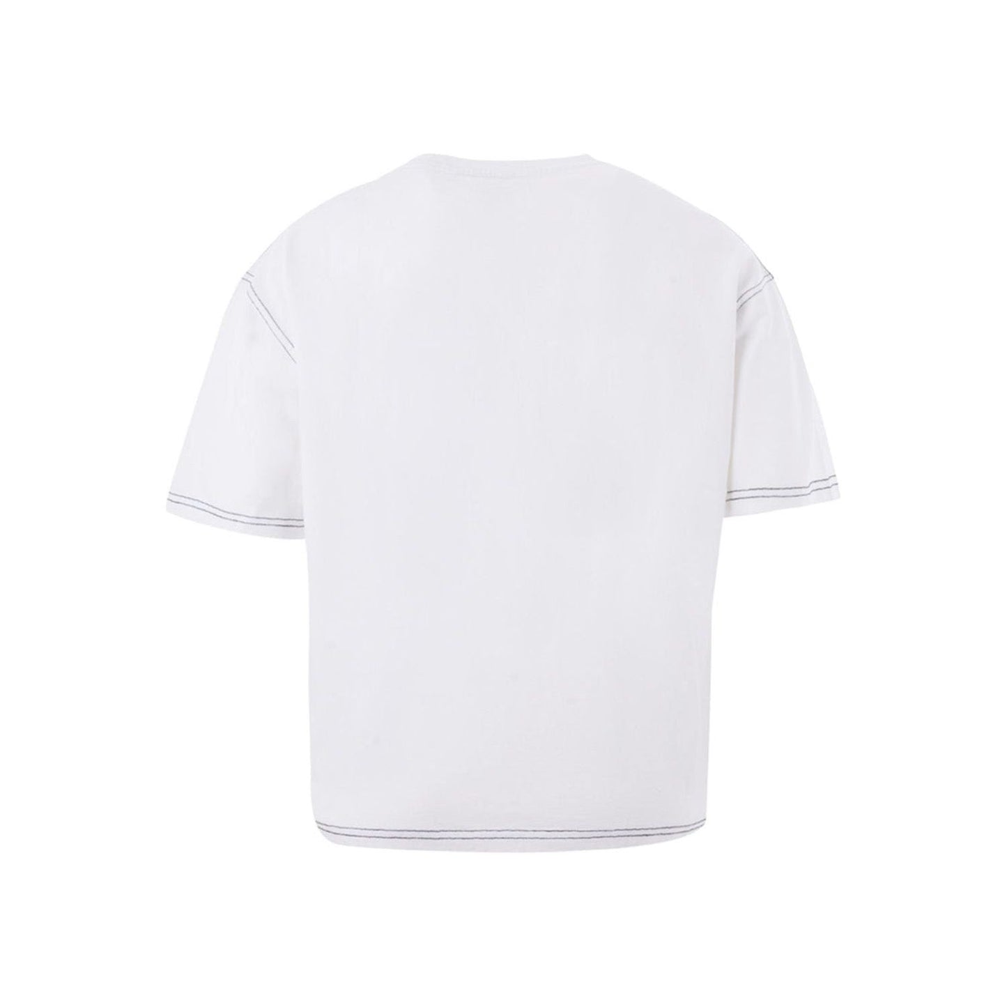 Kenzo | White Cotton T-Shirt with Front Print  | McRichard Designer Brands
