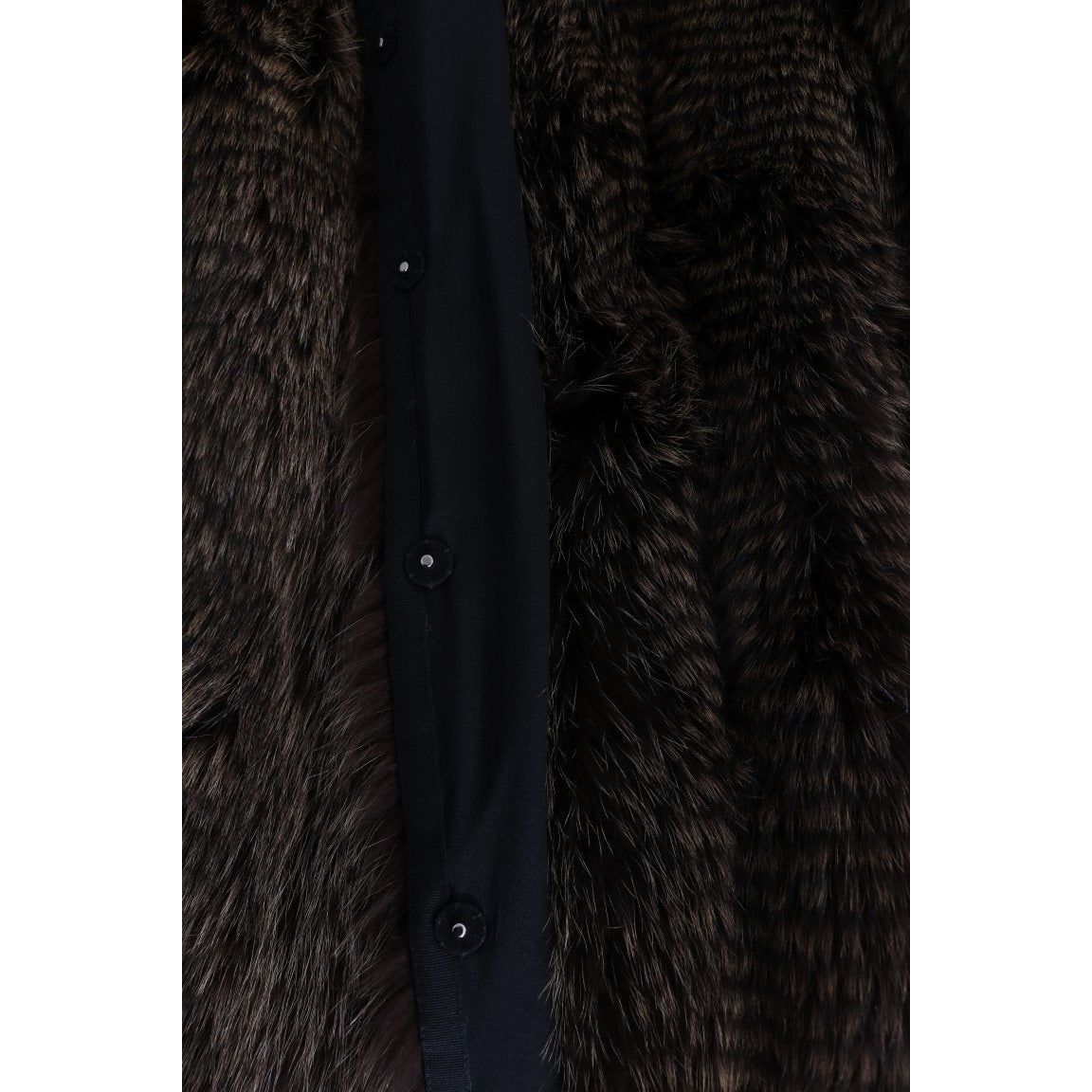 Dolce & Gabbana | Brown Raccoon Fur Coat Jacket | McRichard Designer Brands