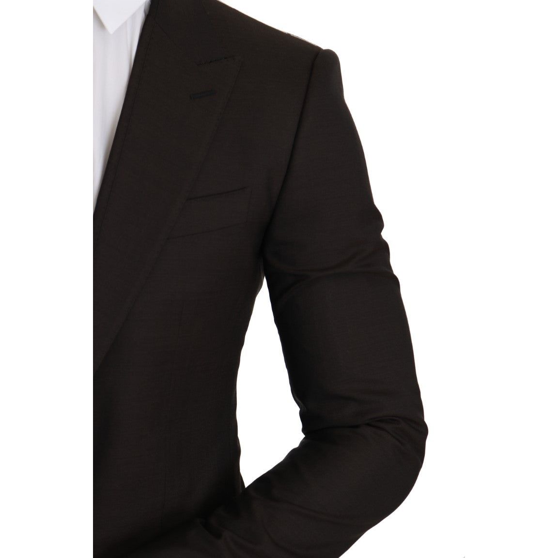 Dolce & Gabbana | Brown Wool SICILIA Jacket Coat Blazer | McRichard Designer Brands