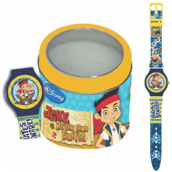 WALT DISNEY KID WATCH Mod. JAKE THE PIRATE - Tin box WATCHES DISNEY