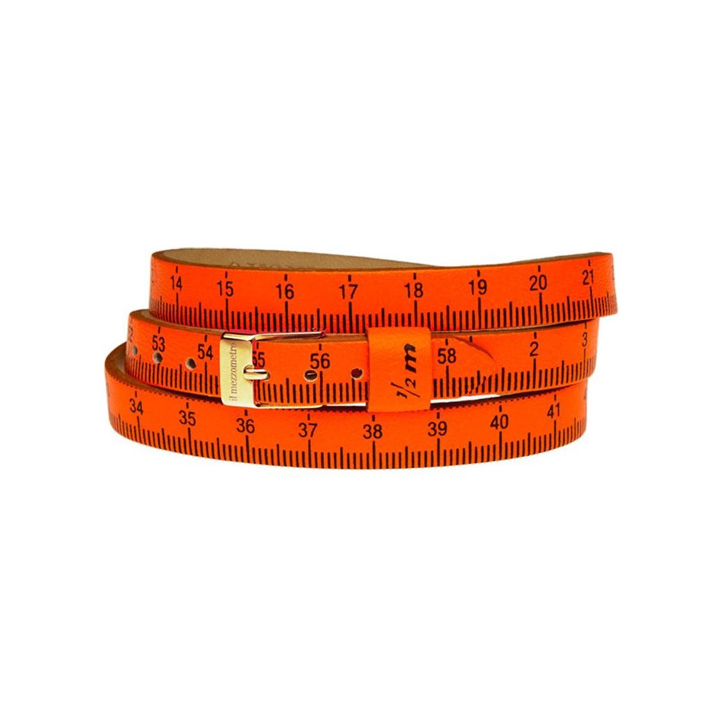 Il MEZZOMETRO Mod. FLUO - Bracciale in pelle/leather bracelet DESIGNER FASHION JEWELLERY IL MEZZOMETRO