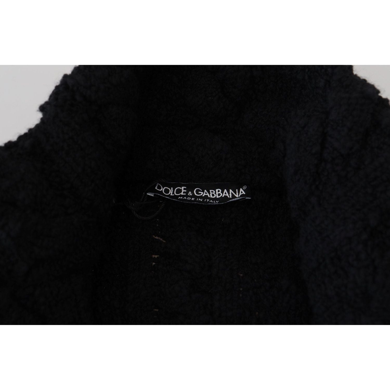 Dolce & Gabbana | Black Wool Knit Button Cardigan Sweater  | McRichard Designer Brands