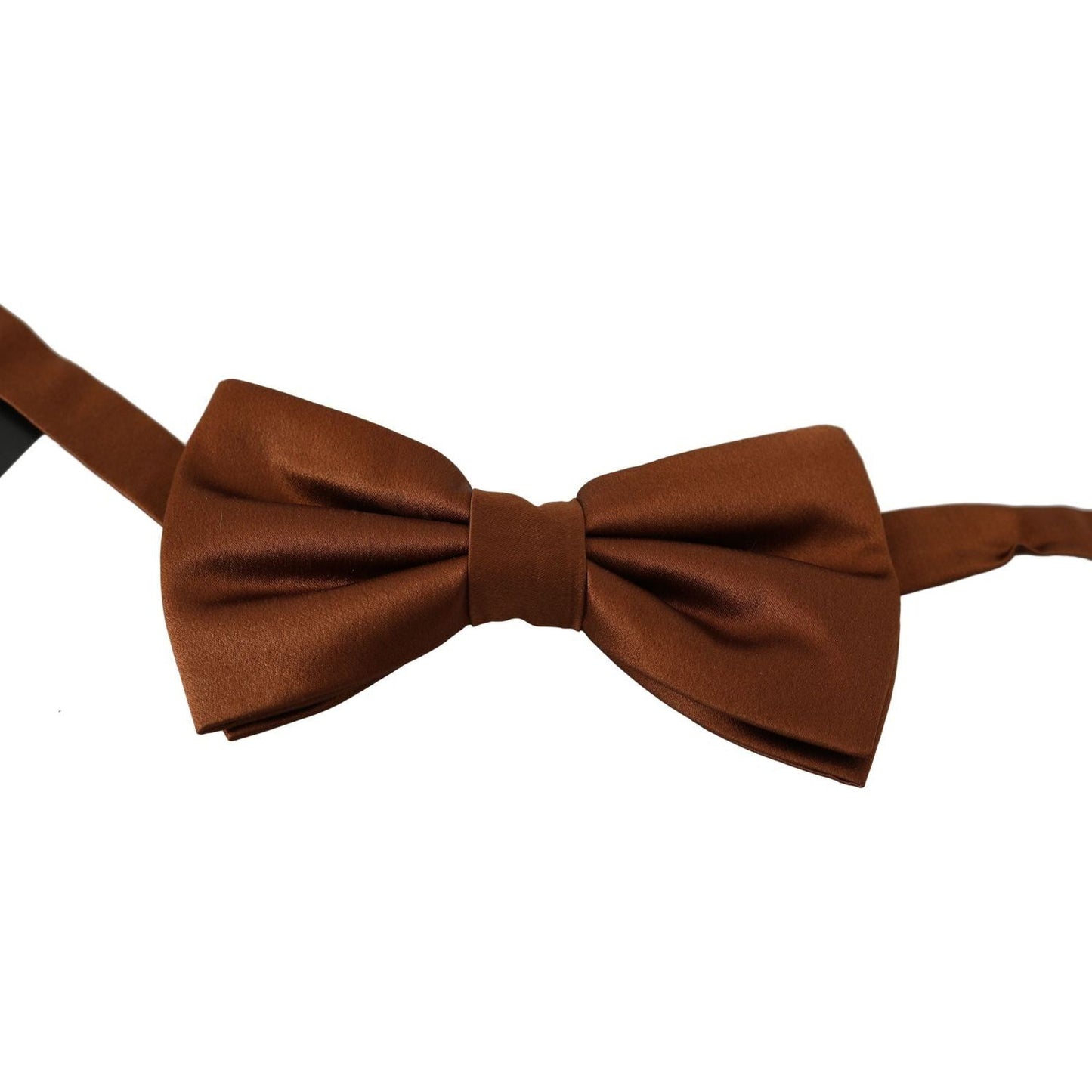 Dolce & Gabbana | Men Brown 100% Silk Adjustable Neck Papillon Bow Tie | McRichard Designer Brands