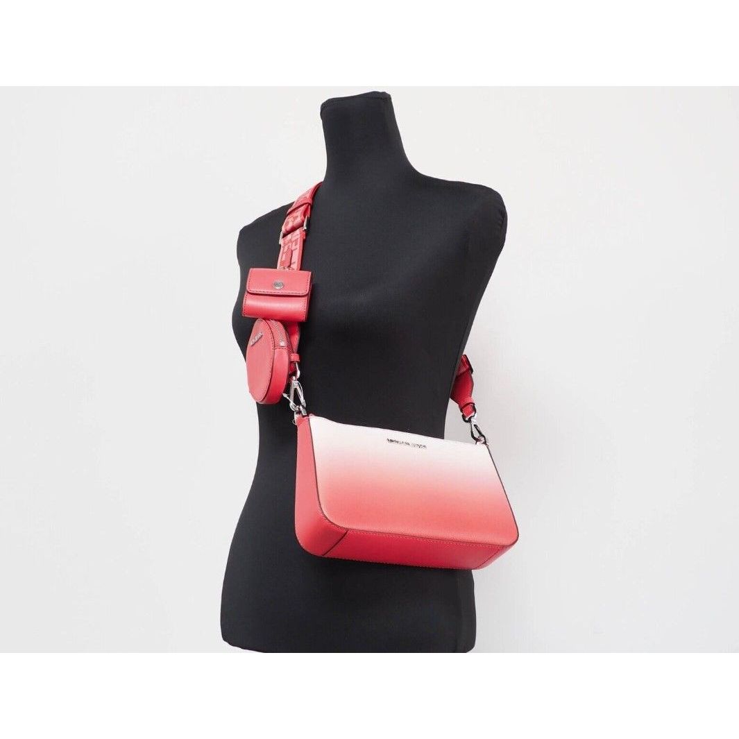 Michael Kors | Jet Set Coral Reef Gradient Crossbody Tech Attachment Handbag Purse Crossbody Bag | McRichard Designer Brands