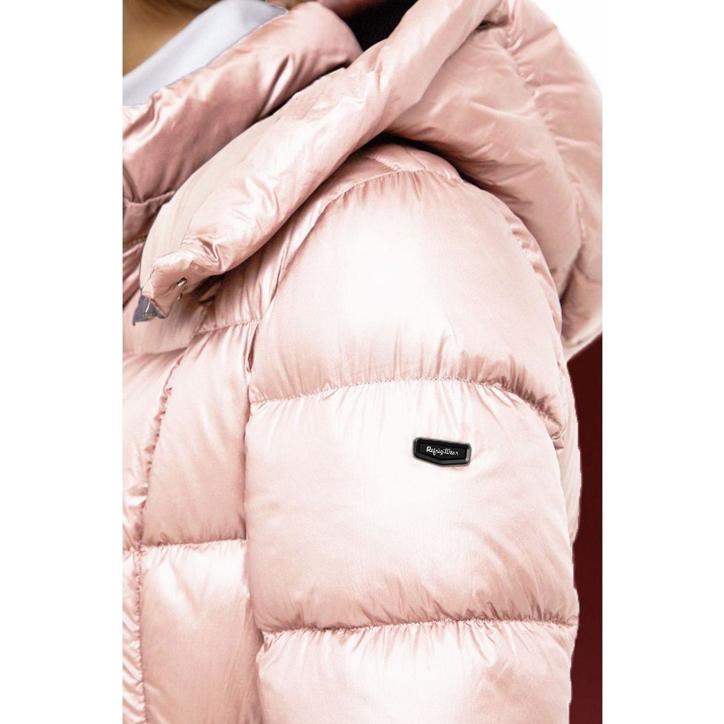 Refrigiwear | Pink Nylon Jackets & Coat | McRichard Designer Brands