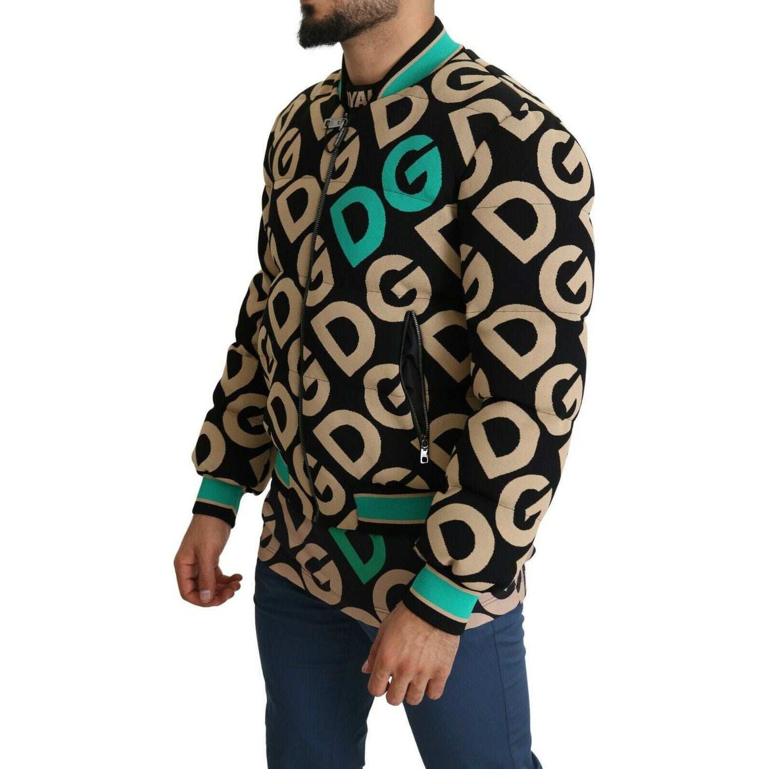 Dolce & Gabbana | Multicolor DGMILLENNIALS Logo Print Jacket  | McRichard Designer Brands