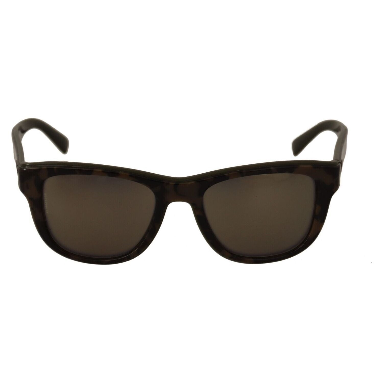 Dolce & Gabbana | Brown Mirror Lens Plastic Full Rim Sunglasses MAN SUNGLASSES | McRichard Designer Brands