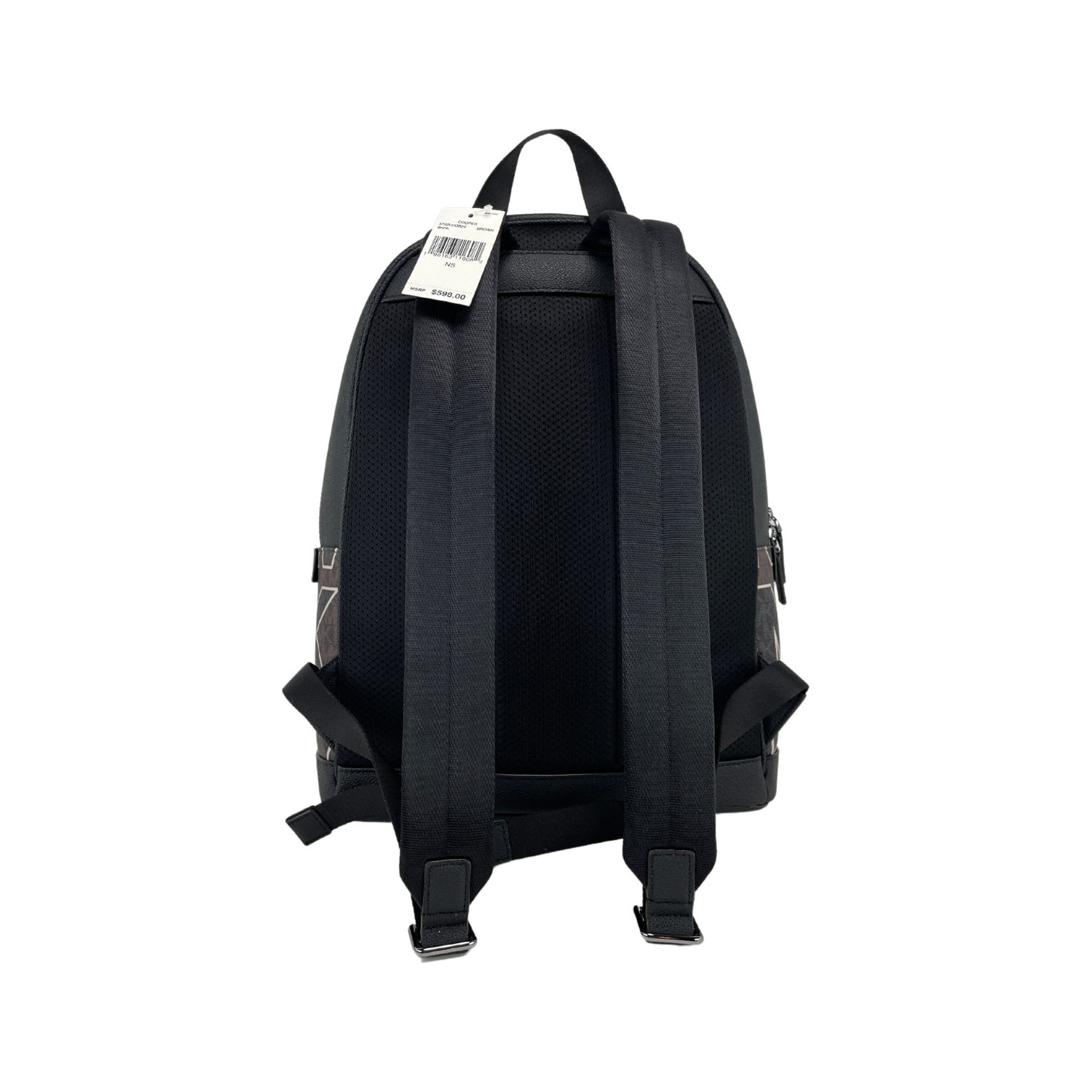 Michael Kors | Cooper Large Brown Signature PVC Graphic Logo Backpack Bookbag Bag WOMAN BACKPACKS | McRichard Designer Brands