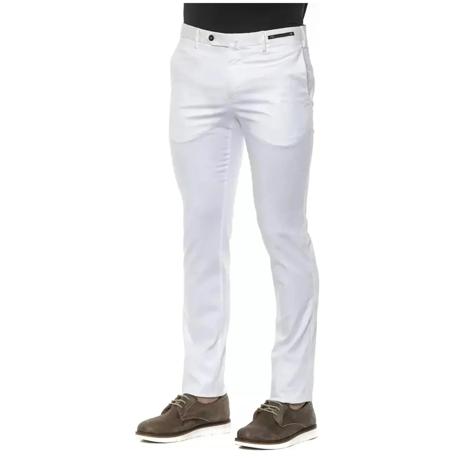PT Torino | White Cotton Jeans & Pant | McRichard Designer Brands