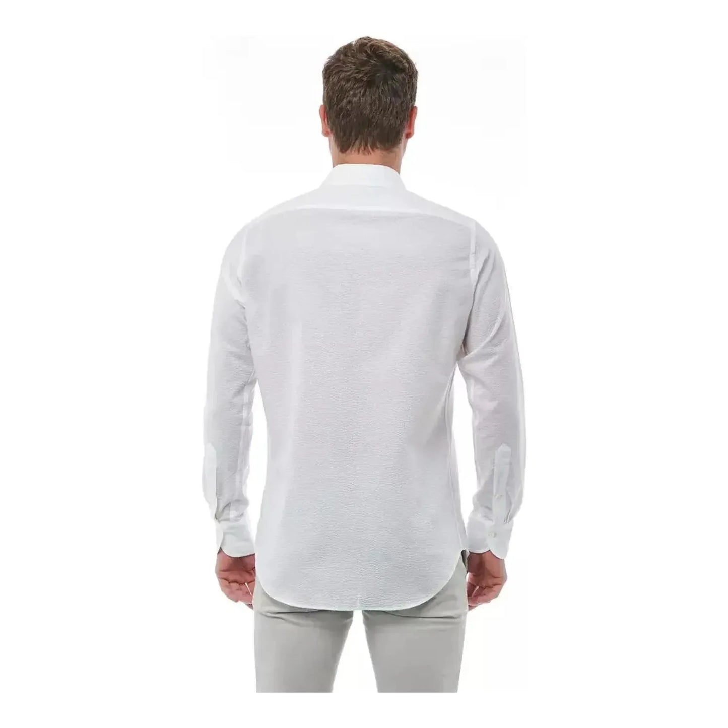 Bagutta | White Cotton Shirt | McRichard Designer Brands